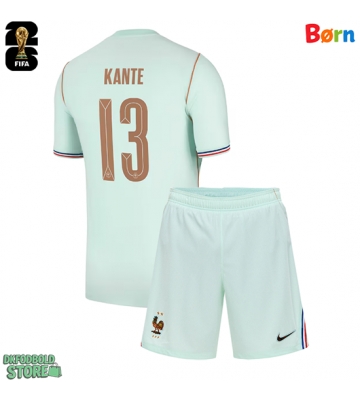 Frankrig Kante #13 Replika Babytøj Udebanesæt Børn VM 2026 Kortærmet (+ Korte bukser)